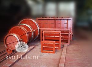 Клапаны пылегазовоздухопроводов круглого и прямоугольного сечения
